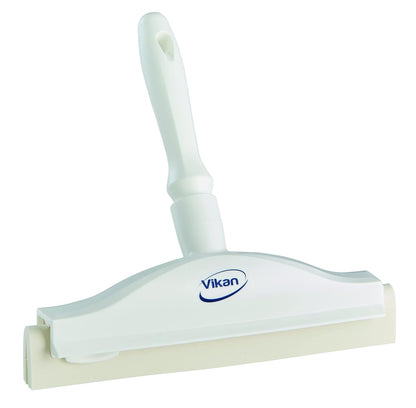 Vikan 77515 Squeegee,Fixed Head,Bench,10",PP/RB,White