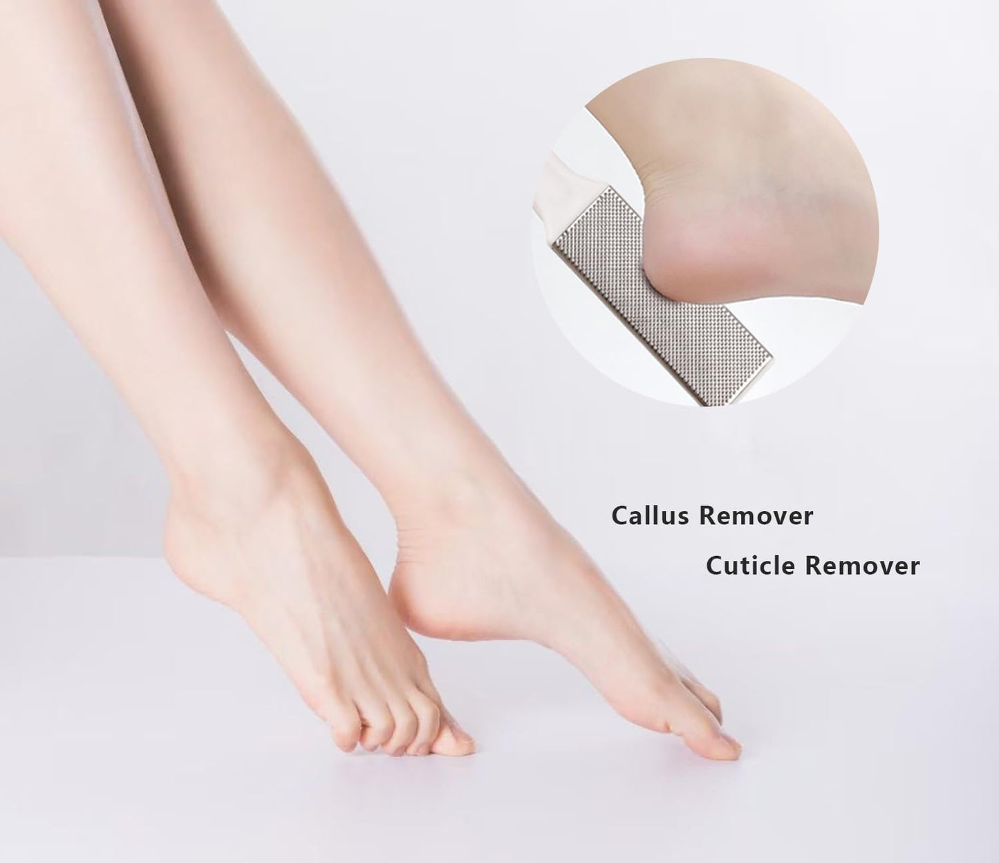 Professional Foot Files Callus Remover,Foot Scrubber for Dead Skin,Stainless Steel Foot Rasp-Pink（1 Pack）