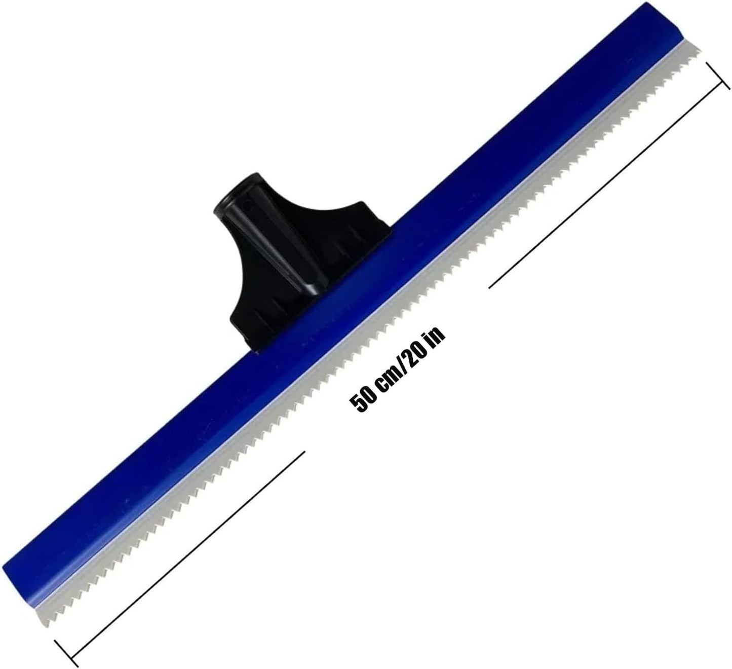 16 Inch Teeth Notched Squeegee, Epoxy Floor Squeegee with 0.16 Inch Teeth for Self Leveling Cement Urethane Epoxy, Lightweight Epoxy & Urethane Flooring Tool