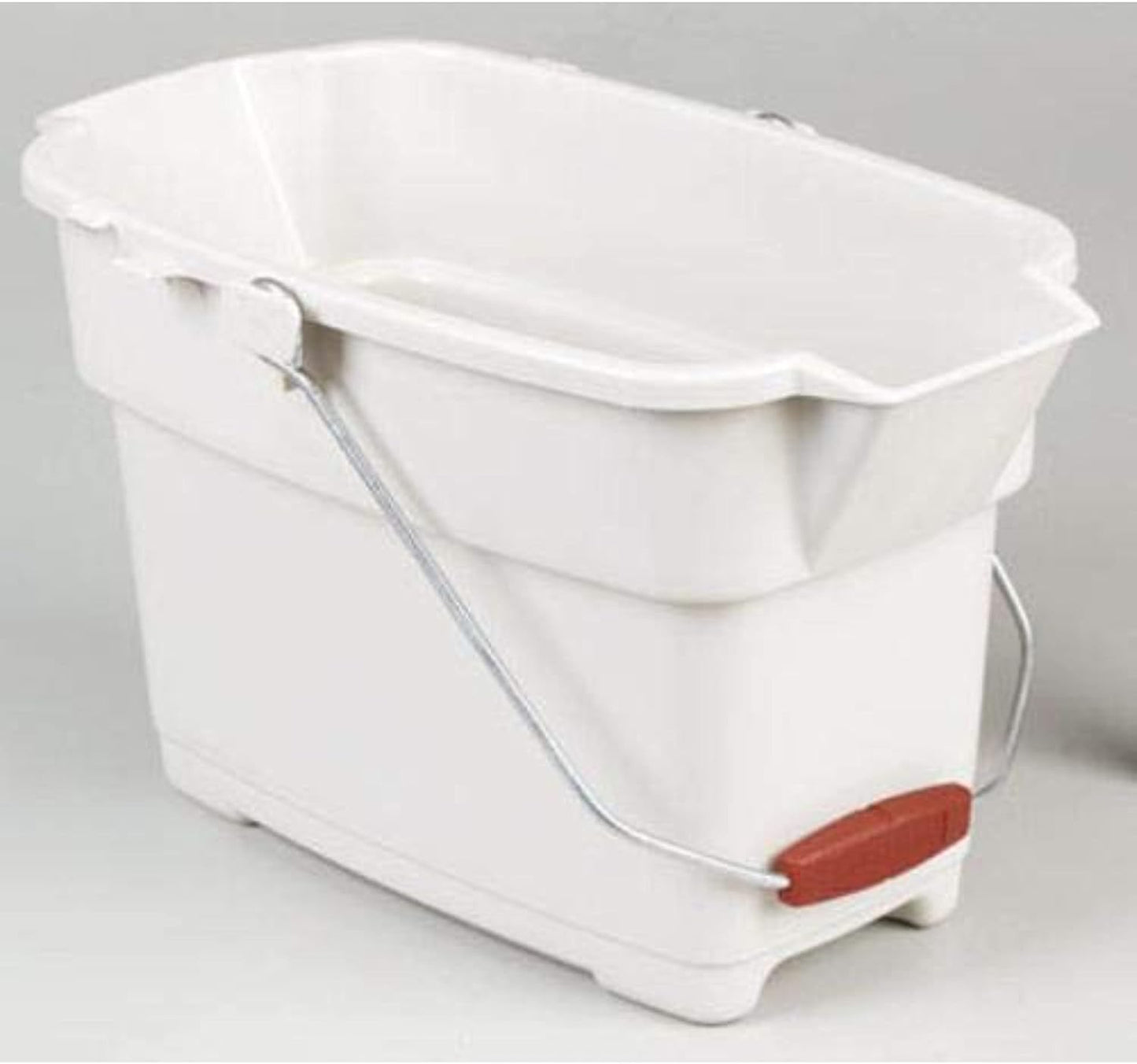 Rubbermaid Roughneck Square Bucket 12-Quart Blue Sturdy Pail Bucket Organizer Household Cleaning Supplies Projects Mopping Storage Comfortable Durable Grip Pour Handle
