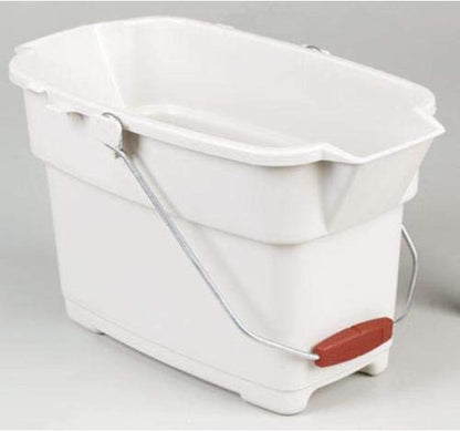Rubbermaid Roughneck Square Bucket 12-Quart Blue Sturdy Pail Bucket Organizer Household Cleaning Supplies Projects Mopping Storage Comfortable Durable Grip Pour Handle