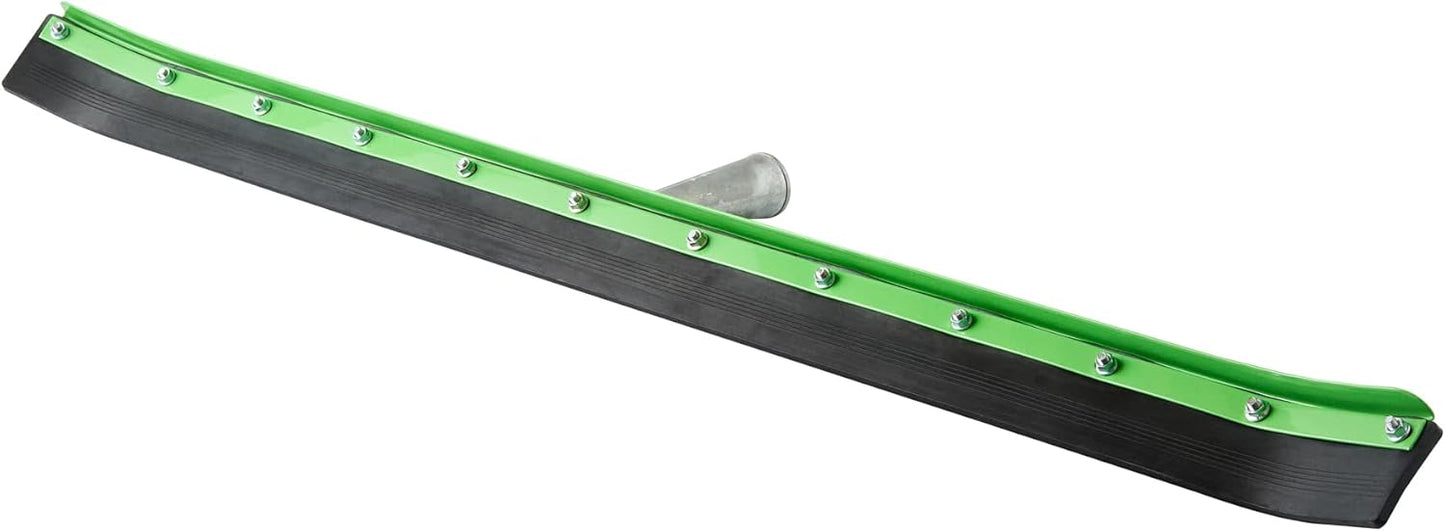 Restaurantware-SQUEEGEE ONLY: Clean Tek Professional 29.92 Inch Floor Squeegee, 1 Broom With Double Rubber Blade - Handle Sold Separately, Heavy-Duty, Steel Wiper For Concrete Floor