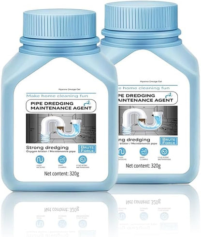 Drain Clog Remover Powerful Unclogging Sink Hair Cleaner for Kitchen, Shower Pipes and Drains (White 1PC)