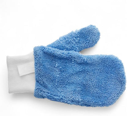 10" x 7" Microfiber Cleaning Mitt – Reusable Soft Dusting Glove for Auto, Glass & Surfaces – Non-Abrasive & Lint-Free Wash Mitt for Scratch-Free Cleaning – Ideal for Home or Commercial Use