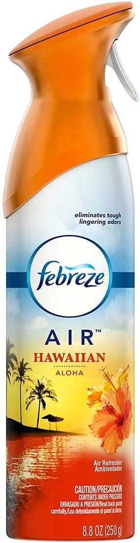 Febreze Air Mist Air Freshener Spray, Odor-Fighting Room Spray, Air Fresheners for Home and Bathroom and Kitchen, Aerosol Can, Mountain Scent, Purple, 8.8oz (Pack of 3)