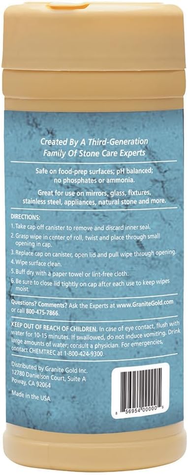 Granite Gold All-Surface Cleaner Spray, Household Cleaning For Stainless Steel, Glass, Quartz, Marble Surfaces, 24 Fl Oz, 1 Count