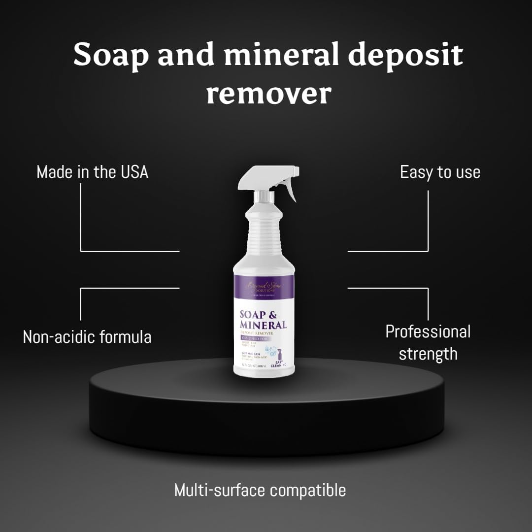 Non-Acidic Soap & Mineral Deposit Remover, 32oz