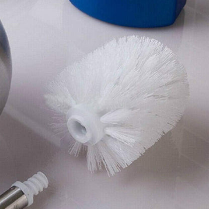 Saycker Toilet Brush Replacement Head Cleaning Tool, 2PCS Toilet Bowl Brush Head with Durable Stiff Bristles Screw-On Design for Bathroom (Black)