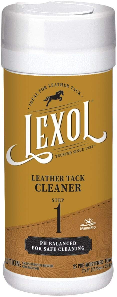 Manna Pro Lexol Leather Cleaner 25-Moistened Quick Wipes
