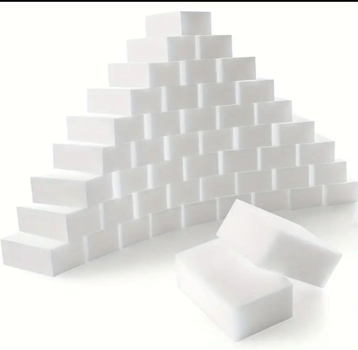 Esponjas Mágicas. Paquete de 25 esponjas de melamina,esponjas mágicas, pared,producto borradores magicos,limpieza para cocina, baño, paredes,Zapatos,Extra gruesas y duraderas,Solo agua