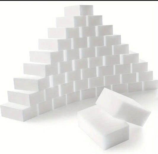 Esponjas Mágicas. Paquete de 25 esponjas de melamina,esponjas mágicas, pared,producto borradores magicos,limpieza para cocina, baño, paredes,Zapatos,Extra gruesas y duraderas,Solo agua
