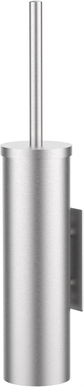 Stainless Steel Toilet Brush and Holder Set Oil Rubbed Matte Black Heavy Duty Toilet Bowl Brush with Long Handle for Bathroom and Farmhouse