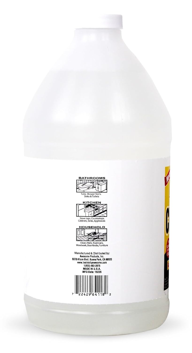 LA's Totally Awesome Streak Free Cleaning Vinegar, 64 oz (2 Pack)
