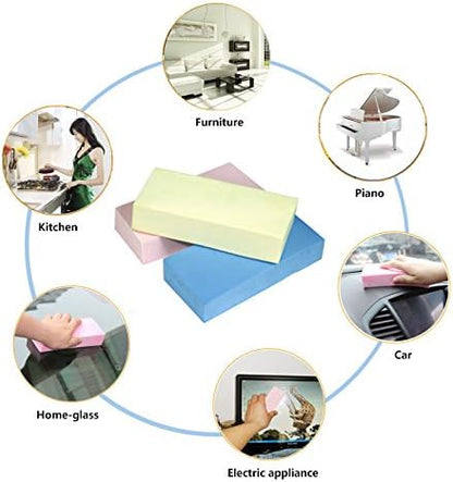 Cleaning Sponge Super Absorbent Water Durable ^~ You Know 17.5×7.5×3.5 cm[6.9 x 3 x 1.38 inches] Use for Household Clean Cars/Boats The dust and Dirt on Furnitures,Bathtubs&etc. (Blue)
