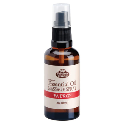Fabulous Frannie Bug Away Healthy Massage Spritz Made with Carrier Oils and Citronella, Lavender, Eucalyptus and Lemongrass Essential Oils 2oz