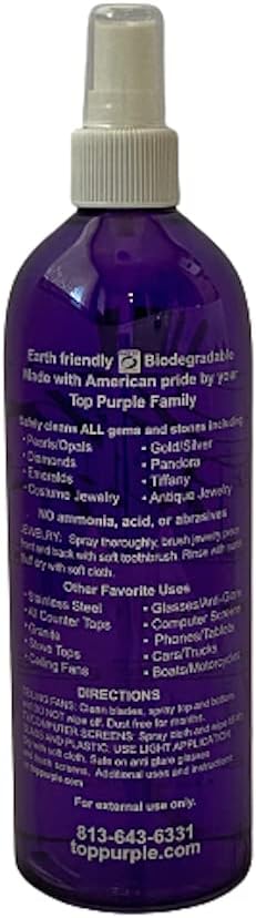 Jewelry and More Cleaner 8 Ounce Spray Bottle