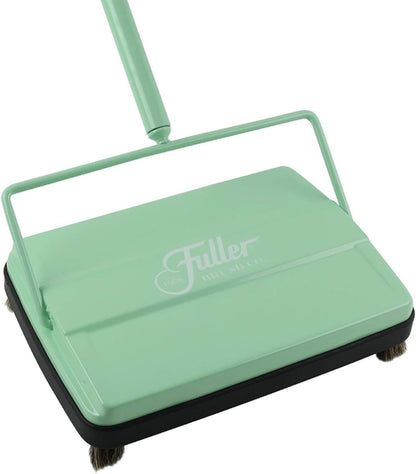 Fuller Brush 17033 Electrostatic Carpet & Floor Sweeper - 9" Cleaning Path - Lightweight - Ideal for Crumby Messes - Works On Carpets & Hard Floor Surfaces - Blue