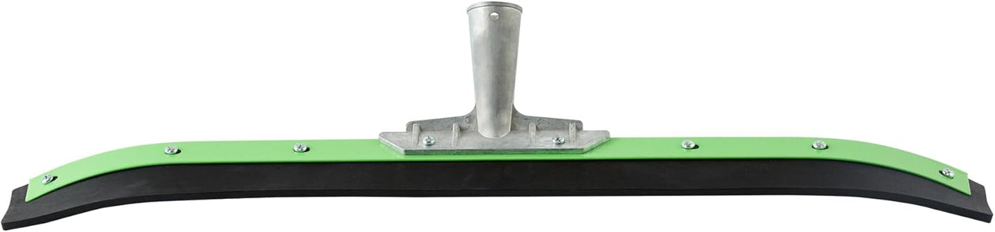 Restaurantware-SQUEEGEE ONLY: Clean Tek Professional 29.92 Inch Floor Squeegee, 1 Broom With Double Rubber Blade - Handle Sold Separately, Heavy-Duty, Steel Wiper For Concrete Floor