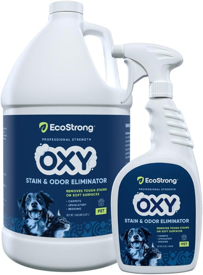 Oxy Pet Carpet Cleaner Spray | Pet Stain Remover for Pet Urine, Cat Pee, Dog Poop | Deep Spot Treating Action on Carpeting, Upholstery, Laundry, Pet Beds & More (32 Fl Oz)