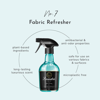Laundrin Fabric Refresher Spray, Pet Odor Eliminator for Home, Room Essentials Fabric Spray, Odor Removal for Mattress, Curtain, Sofa, Carpet, Furniture, and Bedding - 300ml, Classic Floral