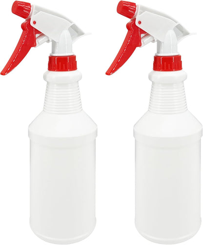 16 Oz Spray Bottle (12 Pack),Spray Bottles for Cleaning,Reusable Empty Refillable Solutions Plastic Bottle,Spray Bottle Bulk for Garden,Plants,Water,Kitchen and Commercial