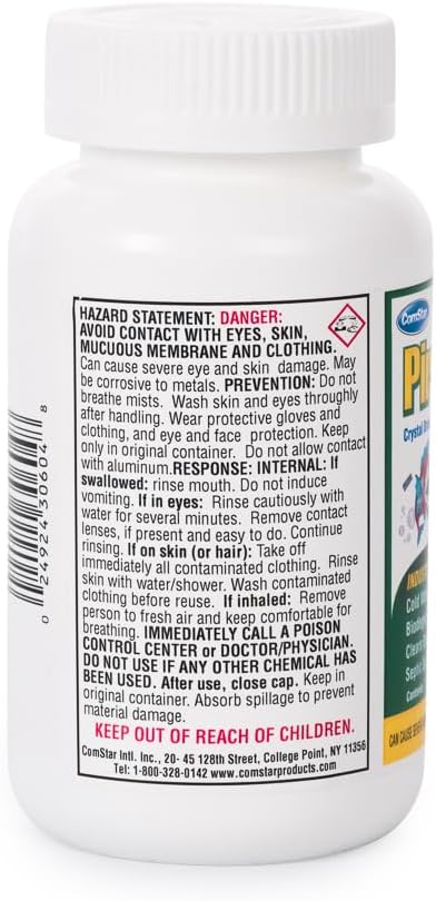 Pure Lye 1 lb - Unique Sodium Hydroxide Beads | Drain Opener & Soap Making | Biodegradable, Eco-Friendly (30-500)