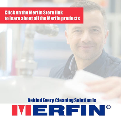 Merfin Mates Pre-Moistened Surface Cleaning Wipes for Center Pull Dispenser - 450 Cleaning Wipes per Roll, 900 Wipes per case, (2 Pack)