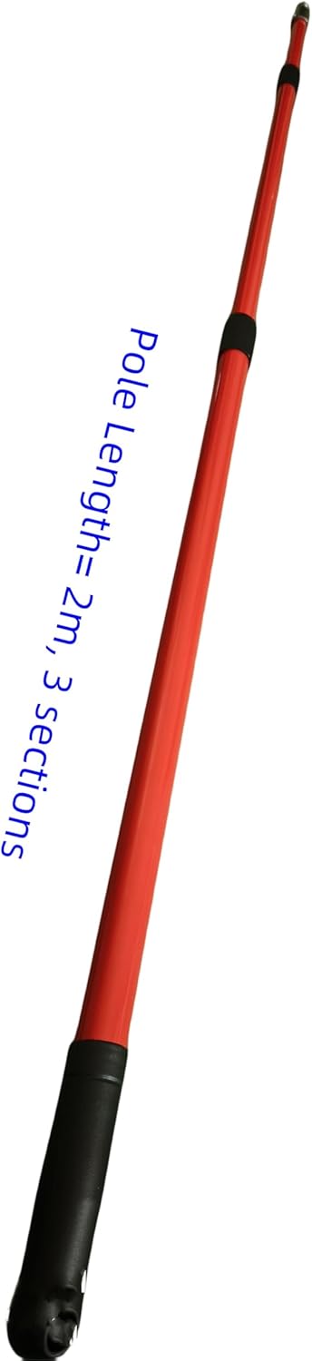 36 in Rubber Made Curved Industrial Duty Steel Floor Squeegee 36" with Handle 78" Extension Pole