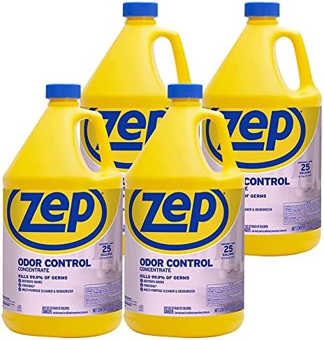 Zep Odor Control Concentrate 128 Ounce ZUOCC128 (1 Bottle), 1 Gallon Concentrate, No Scent