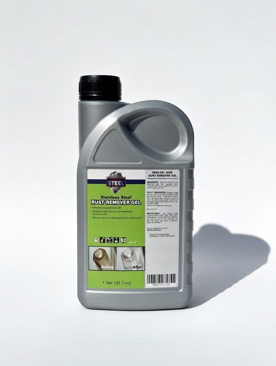 CLEAN MY STEEL Innoshine B570 Stainless Steel Rust Remover and Cleaner, NSF Certified, Approved for Food Contact Areas, 4 oz