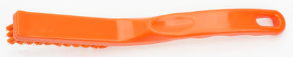 SPARTA Detail Brush Set - Grout & Crevice Brushes with Hanging Hole for Bathroom, Kitchens & Countertop, Plastic, 9 Inches, Orange