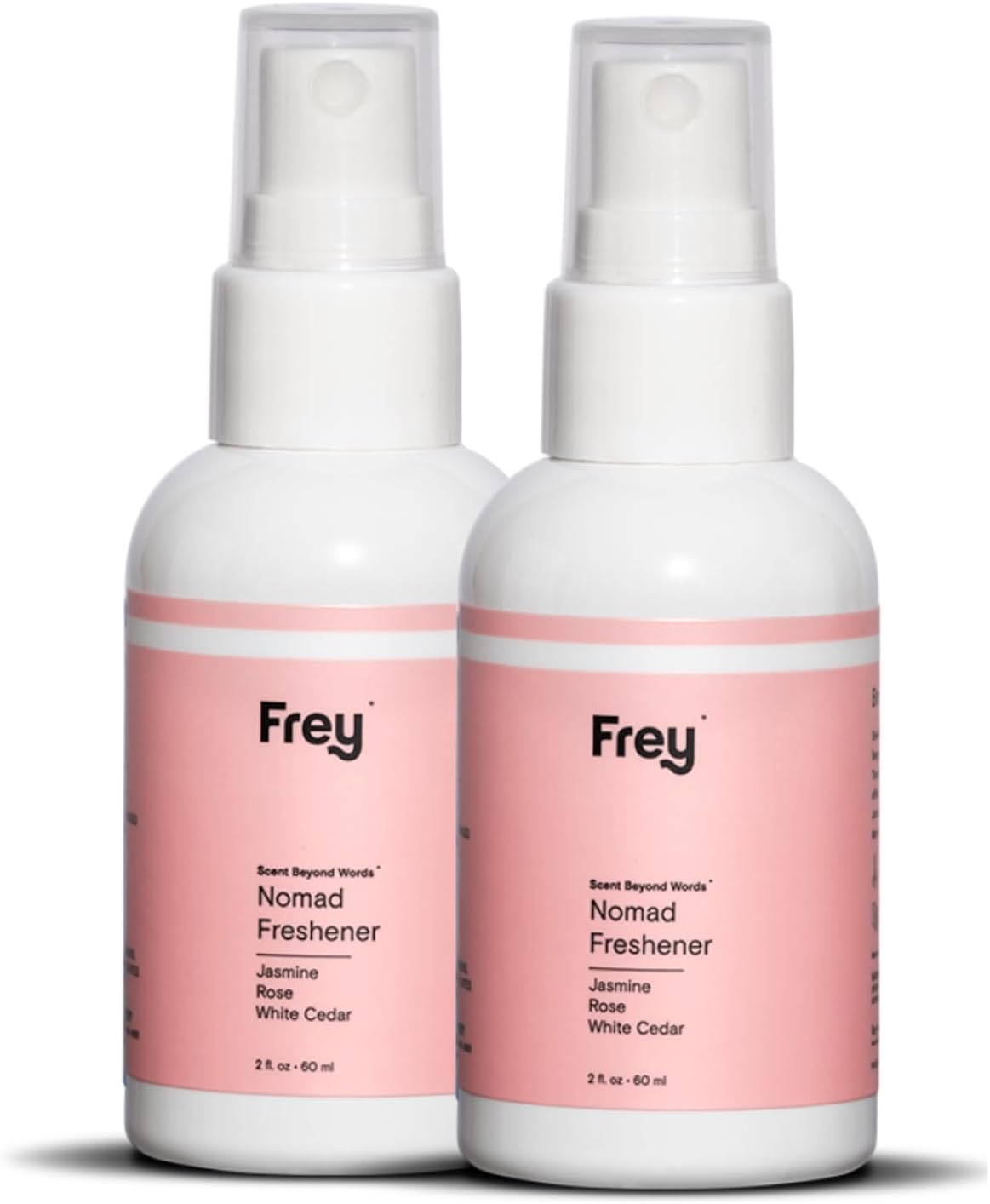 Frey Fabric Freshener Spray – Pack of 2 | Linen Spray Deodorizer for Laundry | Jasmine Rose | 2oz Bottles