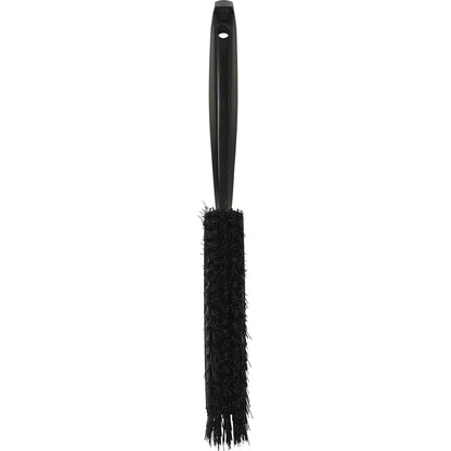 Vikan 45894 Bench Cleaning Brush, Polypropylene/Polyester Medium Bristle Dustpan Brush & Sweeper, 14 Inch, Red