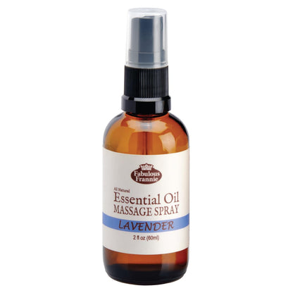 Fabulous Frannie Bug Away Healthy Massage Spritz Made with Carrier Oils and Citronella, Lavender, Eucalyptus and Lemongrass Essential Oils 2oz
