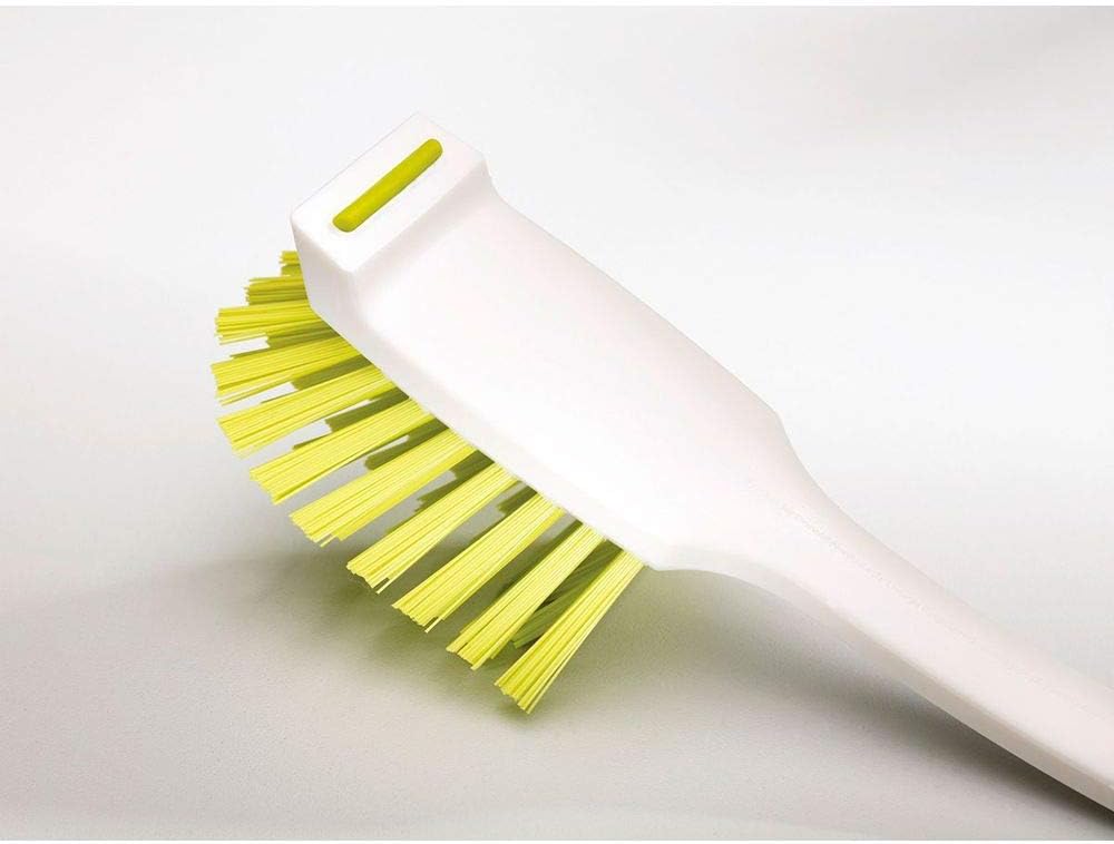 Joseph Joseph Edge Dish Brush with Integrated Sink Rest, Grey