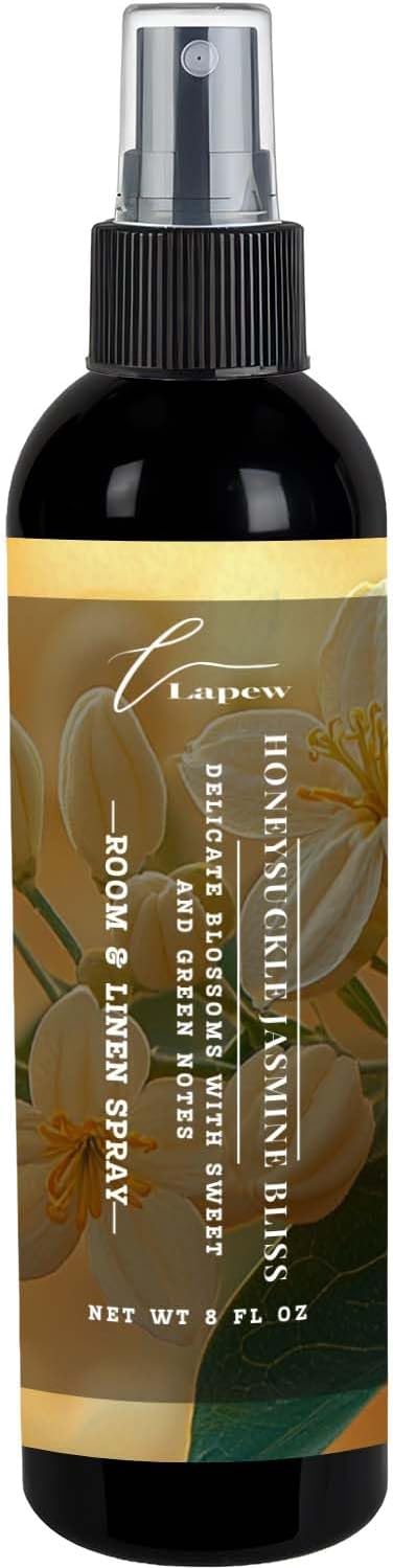 Lapew Room & Linen Spray | Fragrance Mist for Home, Car & Office | Fabric & Air Freshener | Neutralizing Mist | Made in USA | Cozy Cinnamon & Apple - Colors A