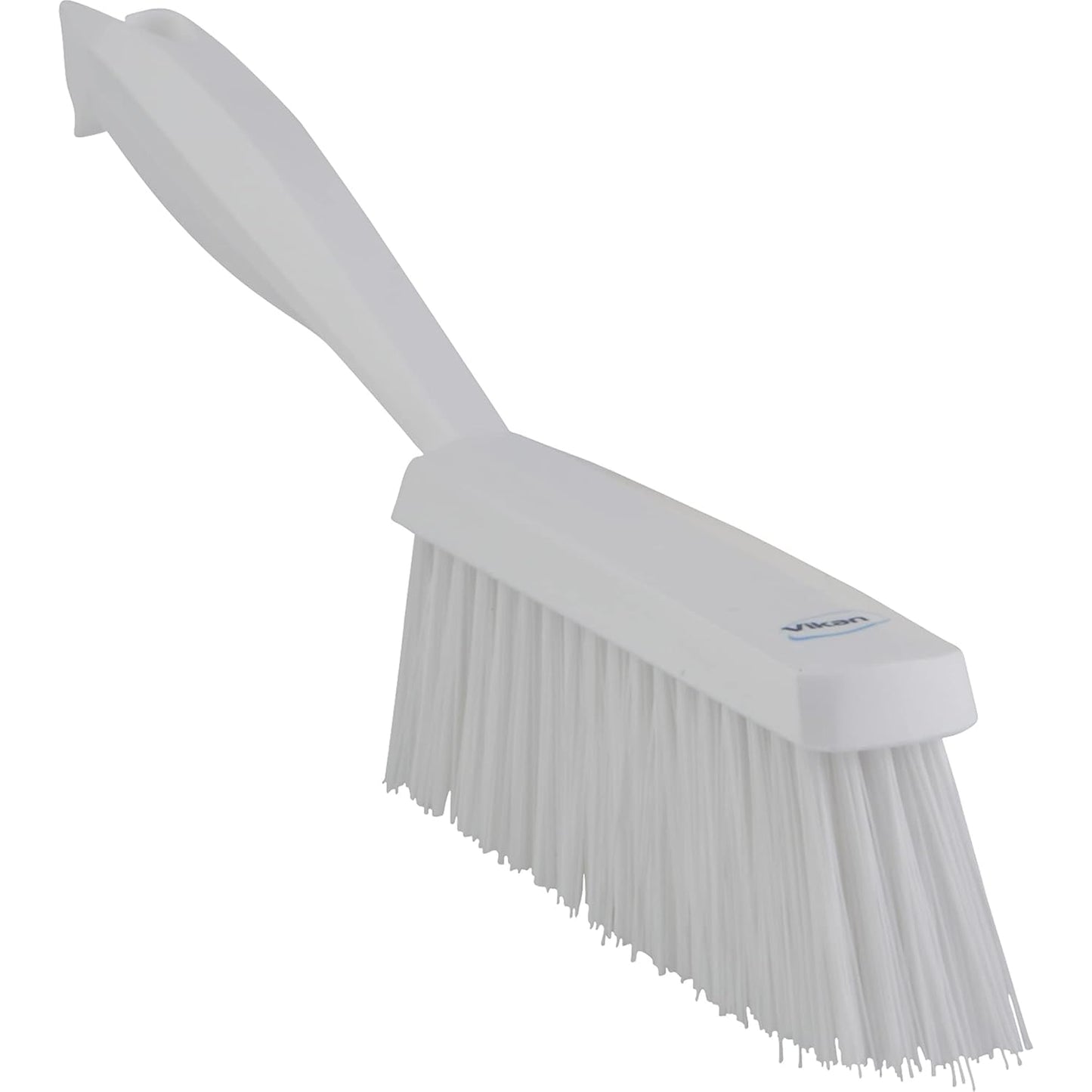 Vikan 45894 Bench Cleaning Brush, Polypropylene/Polyester Medium Bristle Dustpan Brush & Sweeper, 14 Inch, Red