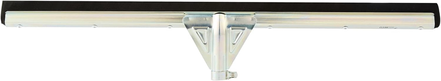 Restaurantware-SQUEEGEE ONLY: Clean Tek Professional 29.92 Inch Floor Squeegee, 1 Broom With Double Rubber Blade - Handle Sold Separately, Heavy-Duty, Steel Wiper For Concrete Floor