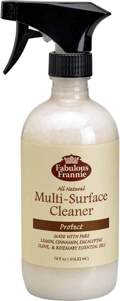 Fabulous Frannie All Natural Ingredients No Synthetics Protect Carpet Care made with Pure Essential Oils Clove, Lemon, Cinnamon, Eucalyptus and Rosemary 13 Ounce (Pack of 1)