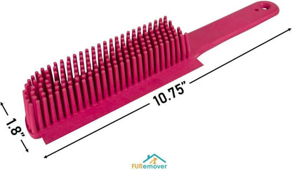 FURemover Pet Hair Removal Rubber Broom, 61" Telescopic Handle