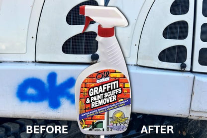 Pro Strength Cleaner for Graffiti, Paint Scuff, Overspray, Paint Spills, Permanent Markers - Brick Walls, Vehicles, Signs, Painted Walls & More