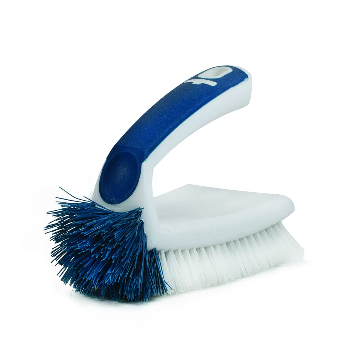 Unger Sink and Dish Scrub Brush, Kitchen Washing Scrubber for Hard-to-Reach Corners, Small Cleaning Supplies, Non-Scratch Bristles, Glassware, Pots, Pans, Tumblers, Drains, and Disposals