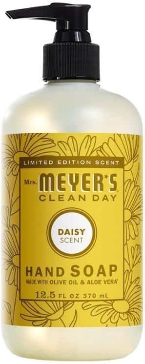 Mrs. MEYER'S Kitchen Set, Dish Soap, Hand Soap, and Multi-Surface Cleaner, 3 CT (Peony)