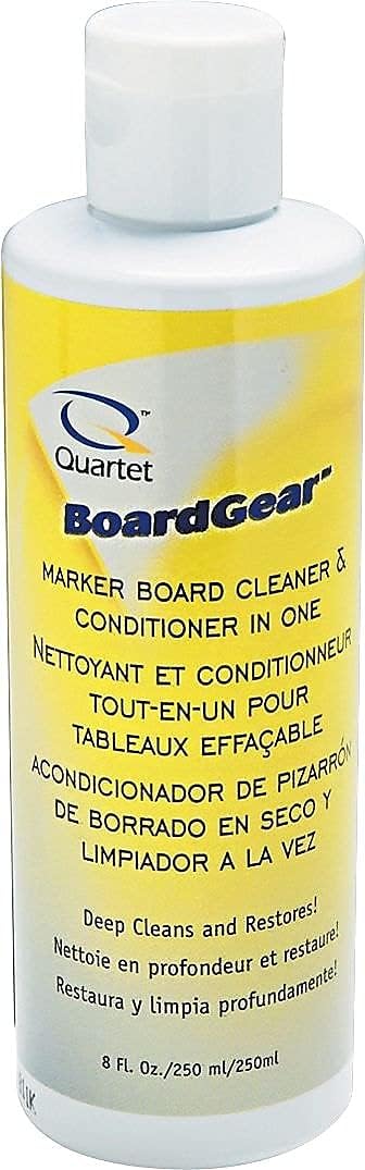 Quartet Dry Erase Board Cleaner Spray, Non-toxic, 17fl.Oz/503ml Whiteboard Cleaning Bottle (550)