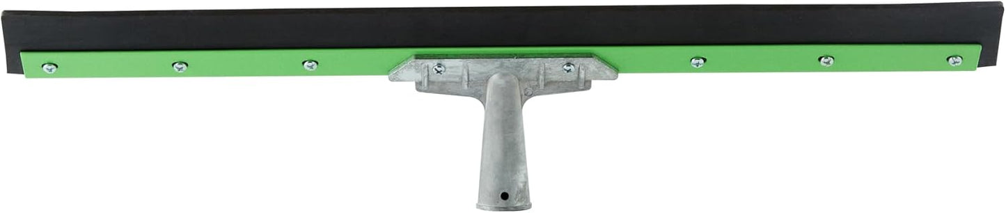 Restaurantware-SQUEEGEE ONLY: Clean Tek Professional 29.92 Inch Floor Squeegee, 1 Broom With Double Rubber Blade - Handle Sold Separately, Heavy-Duty, Steel Wiper For Concrete Floor
