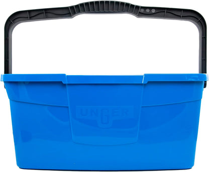 Unger Professional 3 Gallon Bucket – Compact Cleaning Bucket, Comfort-Grip Handle, 2 Pour Spouts, Portable Cleaning Supplies, Plastic Mop Bucket for Floor, Window & Household Cleaning