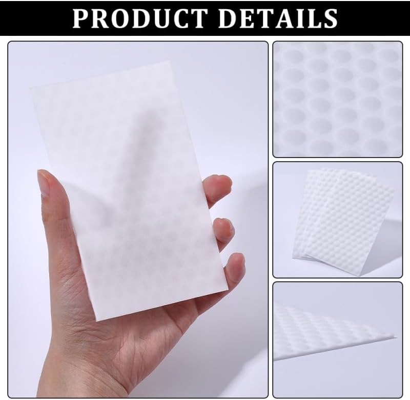 WADORN 50Pcs Magic Sponge Eraser Sheets, Convex Point Melamine Sheets Reusable Thin Nano Cleaner Pads Eraser Wipes All-Purpose Melamine Sponge Eraser for Kitchen Shoe Furniture Bathroom Shower Sink