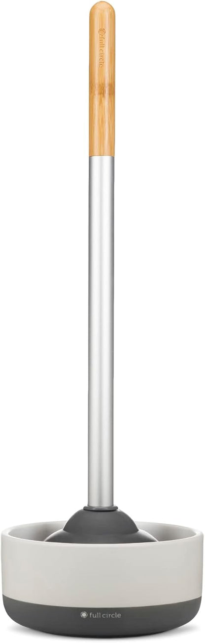 Full Circle Refill Component - Dry Earth Disk for Royal Plunge Toilet Plunger, Instant-Dry Construction for Mold & Mildew Prevention