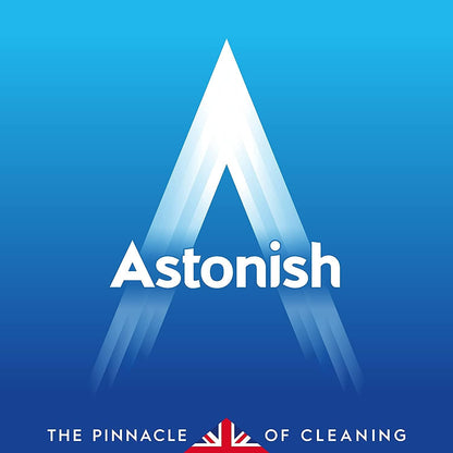 Astonish Foaming Pink Peony Toilet Bowl Cleaner - Deep Cleaning Limescale, Calcium & Rust - No Bottle, Removes Hard Stains - Box of 8 Tablets