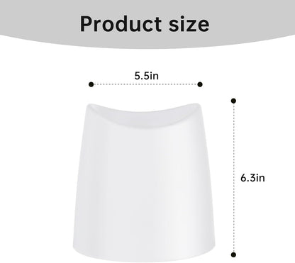 2-Pack Toilet Brush Holder Only, The Crisp White Toilet Brush Holder is Suitable for Many Toilet Brushes and can Effectively Conceal the Toilet Brush, for Bathroom/Restroom Storage